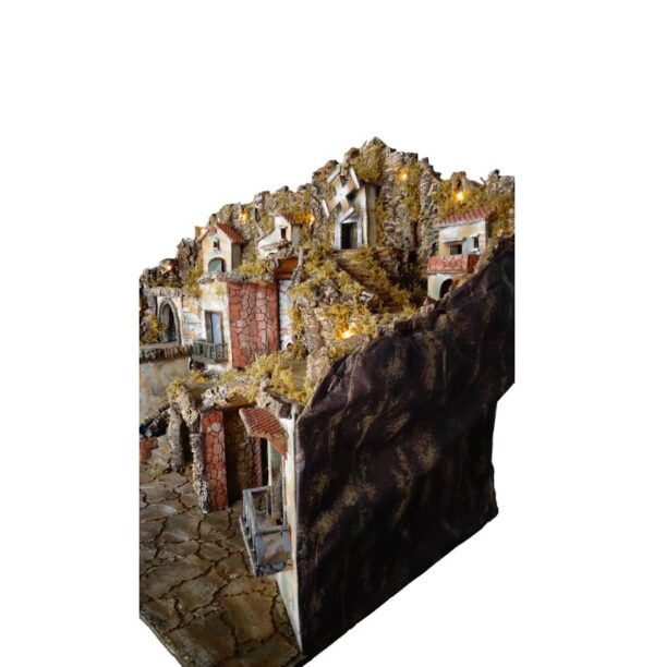 Presepe napoletano in sughero dim. cm 100x60x80 - immagine 3