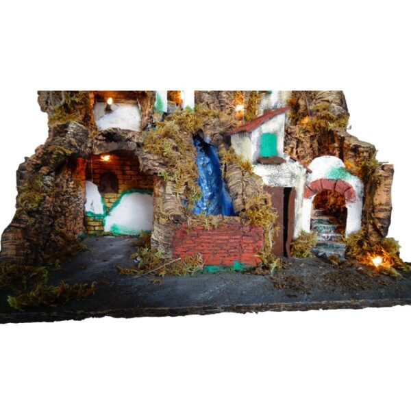 Presepe in sughero stile napoletano - immagine 5