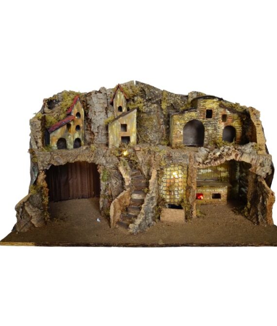 Presepe Napoletano cm 70x38x45