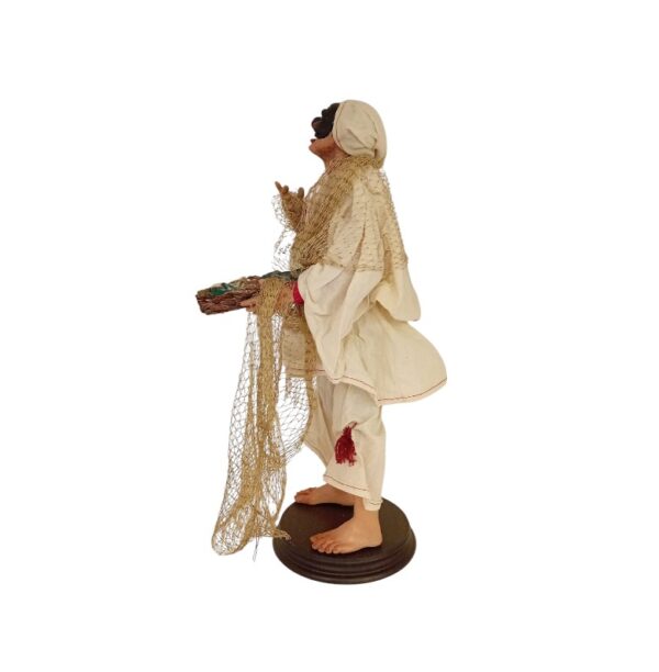 Pulcinella pescatore 40 cm  9056/24 - immagine 6