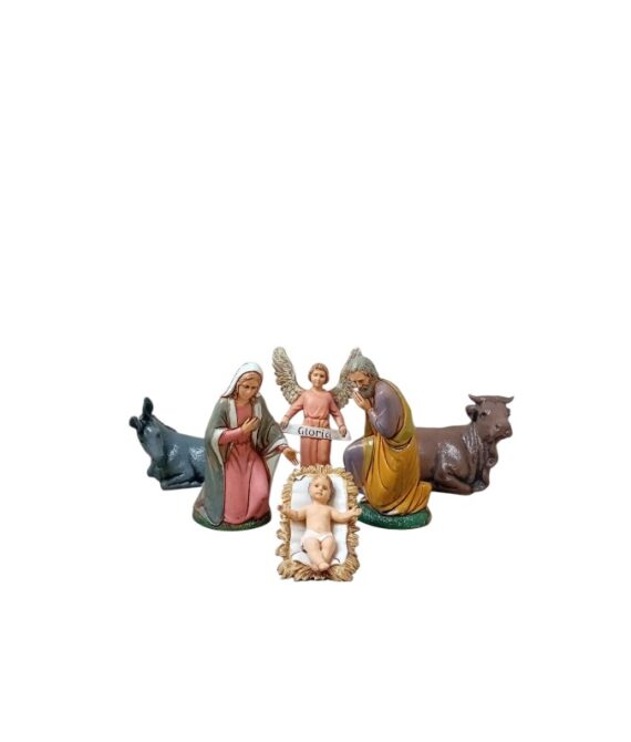 Natività 6 PZ Landi Moranduzzo CM 10 – Sacra Famiglia Pastori Presepe